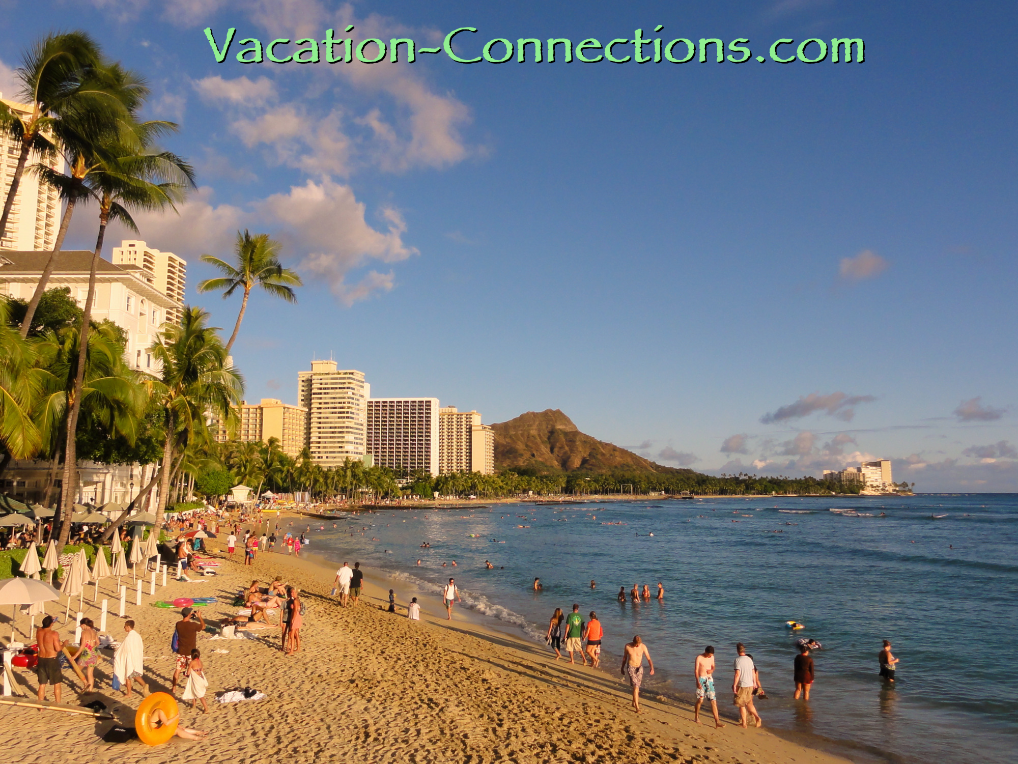 Waikiki beach image by Cristo Vlahos 2012 CC-BY-SA https://commons.wikimedia.org/wiki/File:Diamond_Head_view_from_Waikiki.JPG